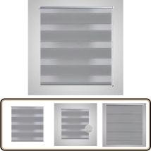 Store 70 x 120 cm Gris - Store à Rouleau - Store Design - Store Intérieur - Rideau Occultant - Filtre Lumière
