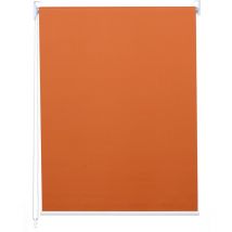 Jamais utilisé] Store à enrouleur pour fenêtres HHG 367, avec chaîne, avec perçage, isolation, opaque, 120 x 160, orange