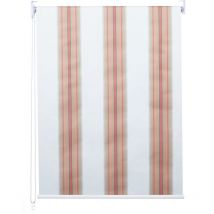 Mendler - Store à enrouleur pour fenêtres, HWC-D52, avec chaîne, avec perçage, opaque, 90 x 230 blanc/rouge/