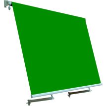 Auvent avec bras vert h. 245 l. 300