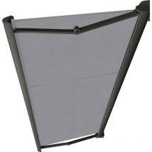 Ici Store - store de terrasse coffre integral motorise ral anthracite 3 x 2,5 toile dickson souris