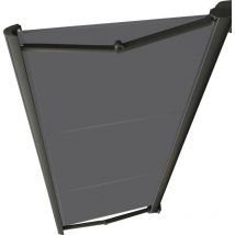 Ici Store - store de terrasse coffre integral motorise ral anthracite 4,3 x 3,5 toile dickson ardoise