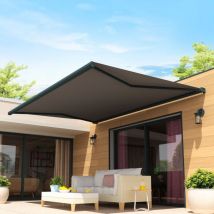 Intersun - Toldo cofre cadaqués 3,00x2,00 m Manual con manivela (Manual - Gris antracita estructurado RAL7016ST - S126 gris)