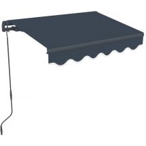 Store banne en aluminium "Ombra 1" - 160 x 120 cm - Gris