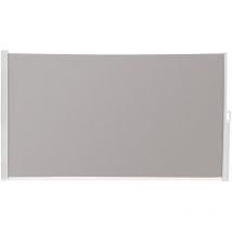 Smartsun - Store Banne Lateral Elegance 1,40x3 – Terrase Balcon et Jardin - Auvent Retractable Exterieur - Gris