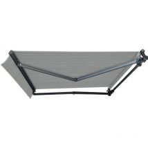 Ici Store - Store Banne Monobloc motorisé 5 x 3,5 m Anthracite - dickson naples