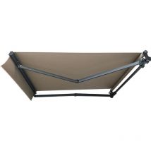Ici Store - Store Banne Monobloc motorisé 2 x 1,5 m Anthracite - dickson taupe
