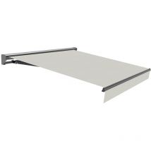 Store Banne Motorisé led Black Osaka 3x2 Gris Pierre