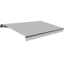 Smartsun - Store Banne Manuel Dark 4x2,5 - Toile Acrylique Pliage - Terrasse Balcon Jardin - Sans Coffre - Gris