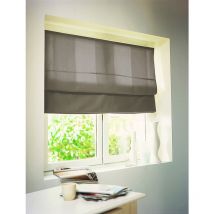Store Bateau Voile en Lin Taupe 180x220 cm