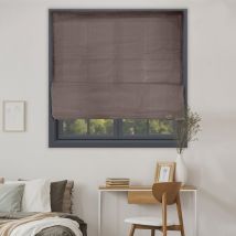 Store bateau voile structuré - Marron - L60 x H180cm