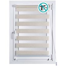 Store à rouleau multicolore – 150x180 cm – Transparent avec bandes – Accessoires pour store – Stor Planet