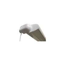 Ici Store - store banne coffre integral motorise ral blanc 3 x 2,5 toile dickson ardoise