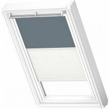 Original Store Duo Occultant et Tamisant (dfd), Cadre Blanc, CK02 Bleu Pétrole - Velux