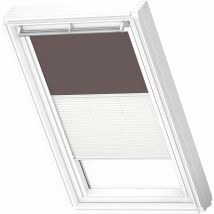 Original Store Duo Occultant et Tamisant (dfd), Cadre Blanc, CK02 Taupe - Velux
