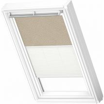 Original Store Duo Occultant et Tamisant (dfd), Cadre Blanc, CK02 Mastic Motif Pointillé - Velux