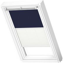 Original Store Duo Occultant et Tamisant (dfd), Cadre Blanc, CK04 Bleu Foncé - Velux