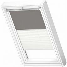Original Store Duo Occultant et Tamisant (dfd), Cadre Blanc, SK06 Gris - Velux