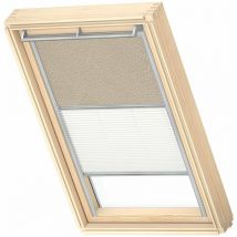Original Store Duo Occultant et Tamisant (dfd), Cadre Argenté, U08 Mastic Motif Pointillé - Velux