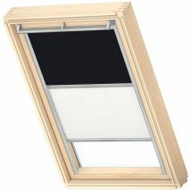 Original Store Duo Occultant et Tamisant (dfd), Cadre Argenté, MK06 Noir - Velux