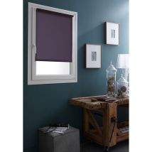 Store Enrouleur Tamisant Fixation Sans Percer Violet parme 52x170 cm