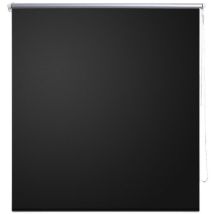 Store enrouleur noir occultant 160 x 175 cm fenêtre rideau pare-vue volet roulant