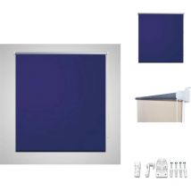 Store enrouleur occultant 120 x 175 cm bleu - Store Occultant - Rideau Obscurcissant - Store Enrouleur - Isolation Thermique - Store Personnalisé