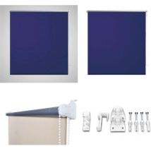 Store enrouleur occultant 120 x 175 cm bleu - Store Occultant - Rideau Obscurcissant - Store Enrouleur - Isolation Thermique - Store Personnalisé