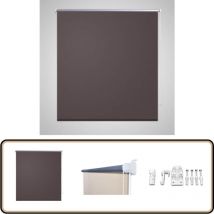 Store enrouleur occultant 120 x 175 cm marron - Store Occultant - Rideau Obscurcissant - Store Enrouleur - Isolation Thermique - Store Personnalisé
