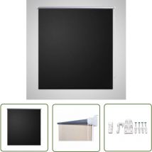 Store enrouleur occultant 80 x 230 cm noir - Store Occultant - Rideau Roulant - Obscurcisseur - Isolation Thermique - Chaîne Réglable