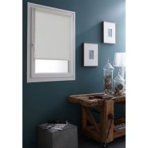 Store Enrouleur Occultant Fixation Sans Percer Beige 37x170 cm