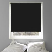 Store enrouleur occultant uni h250cm - Gris - L214 x H250cm