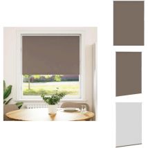 Store enrouleur occultant café 100x130cm largeur du tissu - Store Enrouleur - Stores Enrouleurs - Store De Jour Et De Nuit - Store Occultant