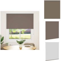 Store enrouleur occultant café 125x150cm largeur du tissu - Store Enrouleur - Stores Enrouleurs - Store De Jour Et De Nuit - Store Occultant