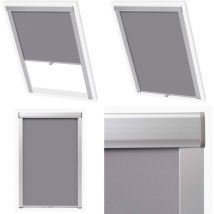 Store enrouleur occultant Gris 206 - Stores Vénitiens - Rideaux Intérieurs - Stores Occultants - Stores Pour Velux - Décoration Intérieure - Home &