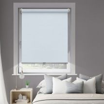 Store enrouleur occultant automatique sans percer - gamme Must - Gris - L66 x H160cm