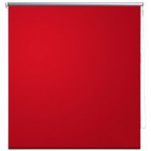 Store enrouleur rouge occultant 120 x 230 cm fenêtre rideau pare-vue volet roulant