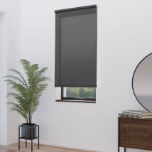 Madecostore - Store enrouleur tamisant ancona effet tweed h190cm - Marron - L184 x H190cm