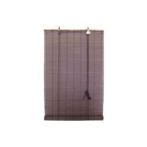 Store Enrouleur Tamisant, Chocolat Bambou, L.120 x H.180 Cm - Centrale Brico
