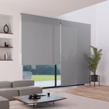 Madecostore - Store Enrouleur Tamisant H250cm - Gamme Must - Gris Roche - L64 X H250cm