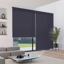 Store enrouleur voile tissu mesh - gamme Must - Gris - L144 x H250cm