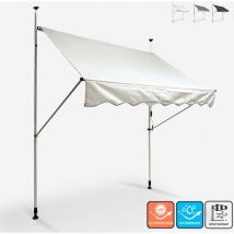 Elios Parasols - Store extérieur 300x200 rétractable de balcon et terrasse 290x200 Somber xl - Blanc