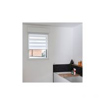 Store Jour Nuit l 42 cm x h 150 cm blanc sans perçage