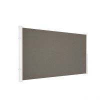 Store De Terrasse Lateral Retractable Armature Blanche 3 X 1,6 Toile Dickson Taupe