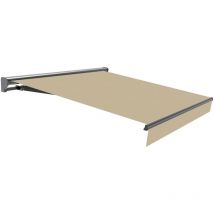 Store Motorisé 3x2 Beige – Acrylique UV – Télécommande – Manivelle