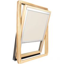Store occultant compatible Roto - Vitrage H63.5 x 40 cm Beige
