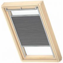 Store plissé occultant et isolant (fhc) original, cadre argenté, SK06, Gris Taupe Foncé - Velux