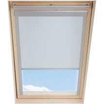 Store occultant pour fenêtre de toit velux, MK06 Blanc