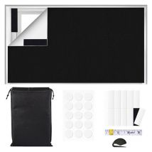 Store Occultant sans Perçage 150x350cm, Découpable Tissu Occultant Isolation Thermique pour 100%, Portable Rideaux Occultants Thermiques, Convient