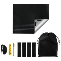 Einfeben - Store Occultant sans Percage,Store pour,Store Fenetre Thermique avec Velcro,Tissu Isolant Thermique Intérieurs Rideau Opaque,100x145cm